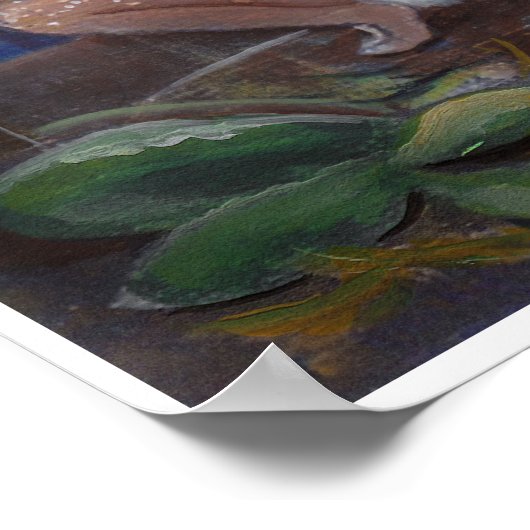 Fairy in een pot "redd me" poster (Hoek)