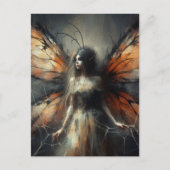 Fairy in een Spider Web Briefkaart (Voorkant)