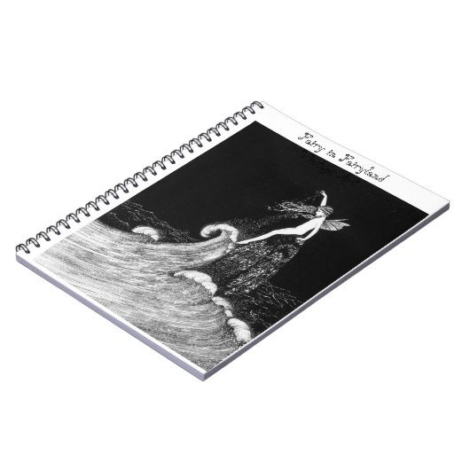 Fairy in Fairyland kunst Notitieboek (Linkerzijde)