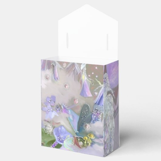 Fairy in haar kleine wereld bedankdoosjes (Geopend)