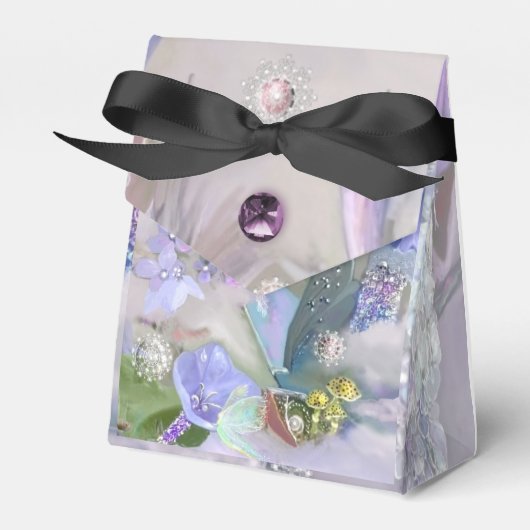 Fairy in haar kleine wereld bedankdoosjes (Voorkant Zijde)