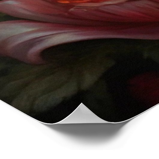 Fairy in het rood poster (Hoek)