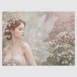 Fairy in het voorjaar tissuepapier