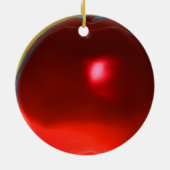 FAIRY IN RED VIBRANT RUBY KERAMISCH ORNAMENT (Achterkant)