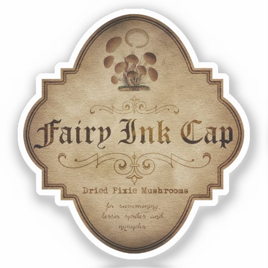 Fairy Ink Pet Apothecary DC Sticker (Voorkant)
