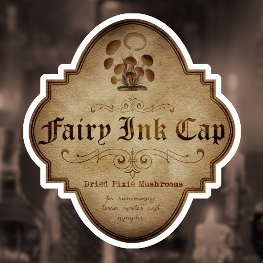 Fairy Ink Pet Apothecary DC Sticker