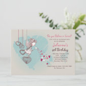 Fairy Invitation Kaart (Staand voorkant)