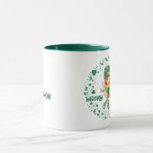 Fairy Irish Girl Custom Name St. Patrick's Day Mok (Midden)