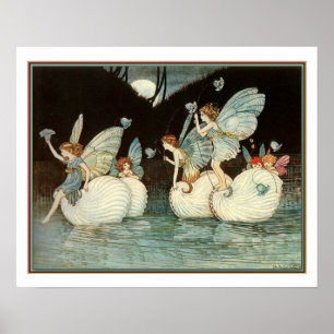 "Fairy Island" ca. 1916, ingediend door Ida Outhwa Poster