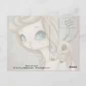 Fairy Jackalope - briefkaart van de fantasievaardi (Achterkant)