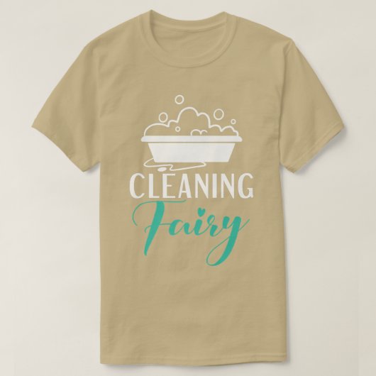 Fairy Janitor Custodian reinigen T-shirt (Design voorkant)