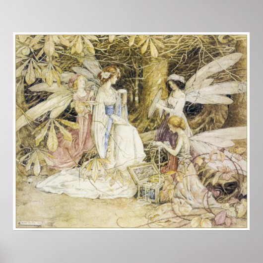 Fairy Jewels Print door Helen Jacobs (Voorkant)