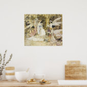 Fairy Jewels Print door Helen Jacobs (Keuken)