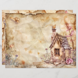 Fairy Junk Journal Scrapbook Papier