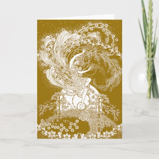 Fairy Kaart / Uitnodiging: door Dorothy Lathrop (Voorkant)