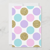 Fairy kerstfeest verjaardagsuitnodiging kaart (Achterkant)