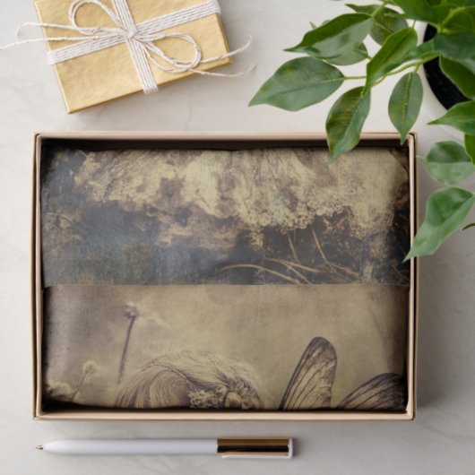  Fairy Kind met Vleugels Decoupage Papier (Geschenk)