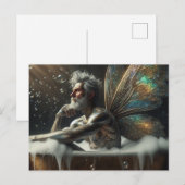 Fairy King neemt een bad Briefkaart (Voorkant / Achterkant)