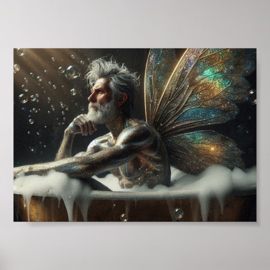 Fairy King neemt een bad Poster (Voorkant)