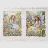 Fairy Kingdom Bloemen Zomer Wildflower Decoupage Tissuepapier (Voorkant)