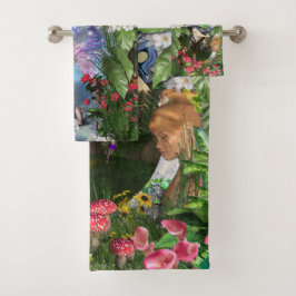 Fairy Kingdom forest dreamland fantasy verhalen Bad Handdoek