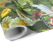 Fairy Kingdom forest dreamland fantasy verhalen Cadeaupapier (Rol Hoek)