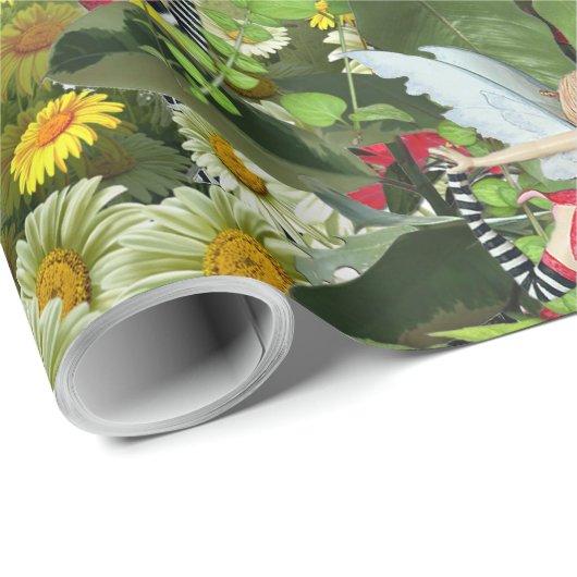 Fairy Kingdom forest dreamland fantasy verhalen Cadeaupapier (Rol Hoek)