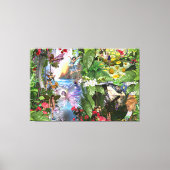 Fairy Kingdom forest dreamland fantasy verhalen Canvas Afdruk (Voorkant)