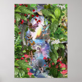 Fairy Kingdom forest dreamland fantasy verhalen Poster (Voorkant)