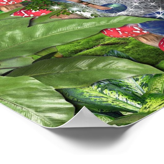 Fairy Kingdom forest dreamland fantasy verhalen Poster (Hoek)