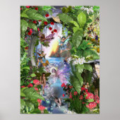 Fairy Kingdom forest dreamland fantasy verhalen Poster (Voorkant)