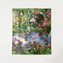 Fairy Kingdom forest dreamland fantasy verhalen Wandkleed