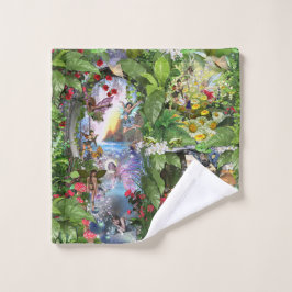 Fairy Kingdom forest dreamland fantasy verhalen Washandje