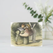 Fairy Kiss in Fairyland 1870 Briefkaart (Staand voorkant)