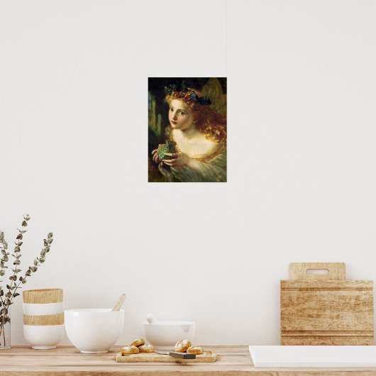 Fairy koningin van Sophie Gengembre Anderson CC001 Poster (Keuken)