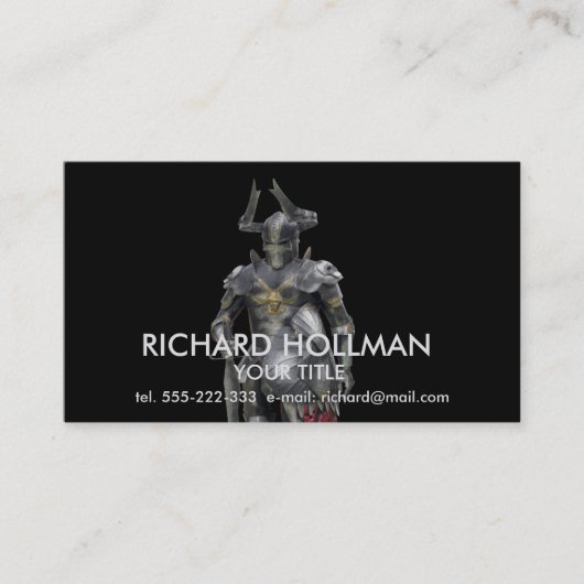 Fairy krijger visitekaartje (Voorkant)