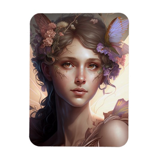 Fairy Lady Fantasy Art Magneet (Verticaal)