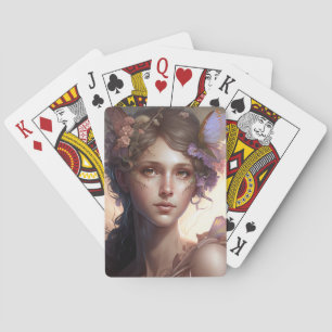 Fairy Lady Fantasy Art Pokerkaarten