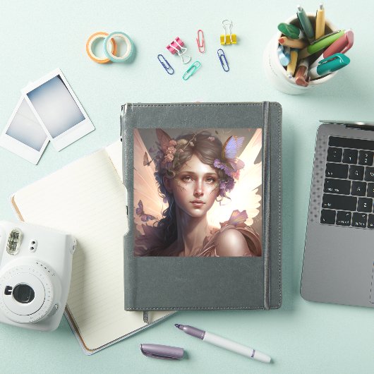 Fairy Lady Fantasy Art Sticker (iPad Cover)