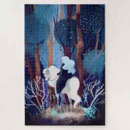 Fairy Lady in een zwarte cape Legpuzzel