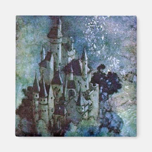 Fairy Land Castle van Edmund Dulac Magnet (Voorkant)
