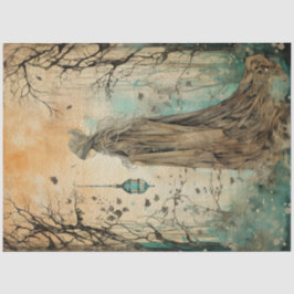 Fairy Land Lente Bos Whimsical Witch No1 Tissuepapier