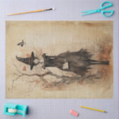 Fairy Land Lente Bos Whimsical Witch No2 Tissuepapier (Craft)