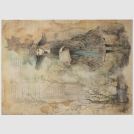 Fairy Land Lente Bos Whimsical Witch No3 Tissuepapier