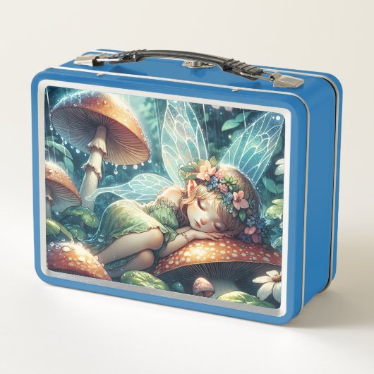  Fairy Land met schattige slak en vlinders (Achterkant)