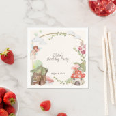 Fairy land verjaardagsfeest servet (Insitu)