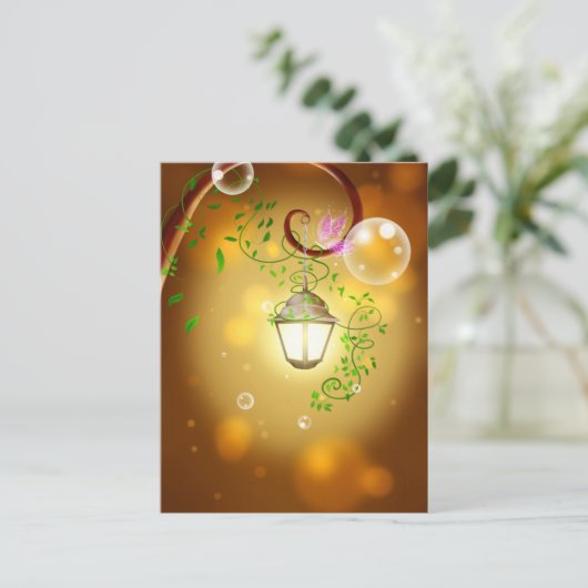 Fairy Lantern Briefkaart (Staand voorkant)