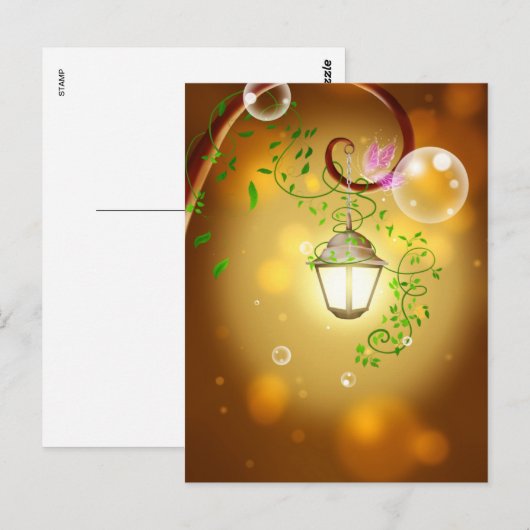 Fairy Lantern Briefkaart (Voorkant / Achterkant)