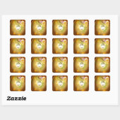 Fairy Lantern Vierkante Sticker (Vel)