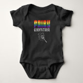 Fairy LGBT Pride Equality Awareness Godfather Romper (Voorkant)